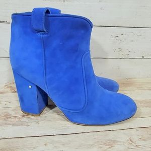 Laurence Dacade Pete  blue suede ankle boots EU 39